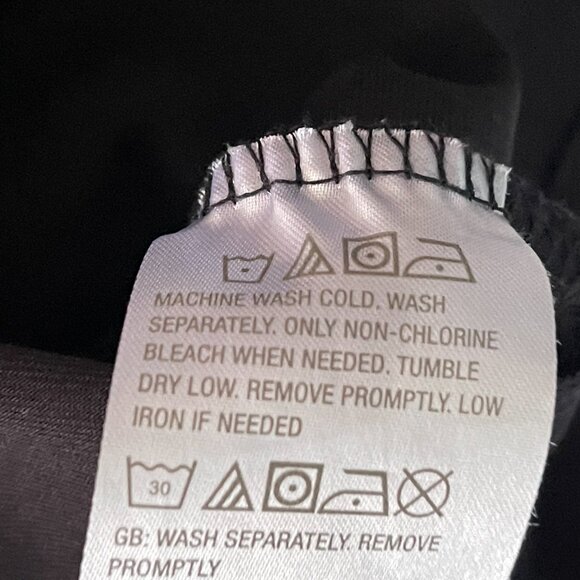 QVC Black 3/4 Sleeve Top 2X - Picture 4 of 8